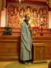 Brzy ráno v klášteře nám místní mnich vysvětluje, jak a proč meditovat.